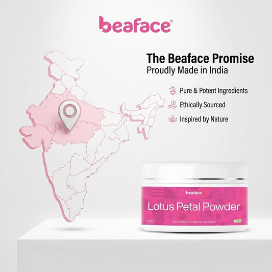 Lotus-powder-hair-growth-irritates-skin-inflamed-skin-blemishes-dark-spots