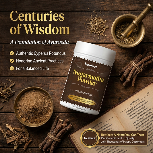 Nagarmotha-powder-skin-hair-health-pain-relief-soothe-skin-inflammtion-promotes-hair-growth