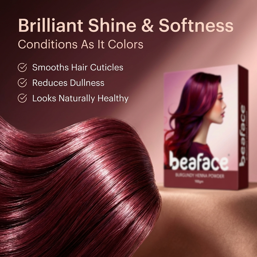 Burgundy Henna Hair Colour Dye 100g