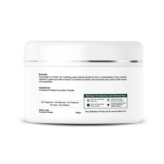 Cucumber-powder-sunburns-soothing-cooling-anti-aging