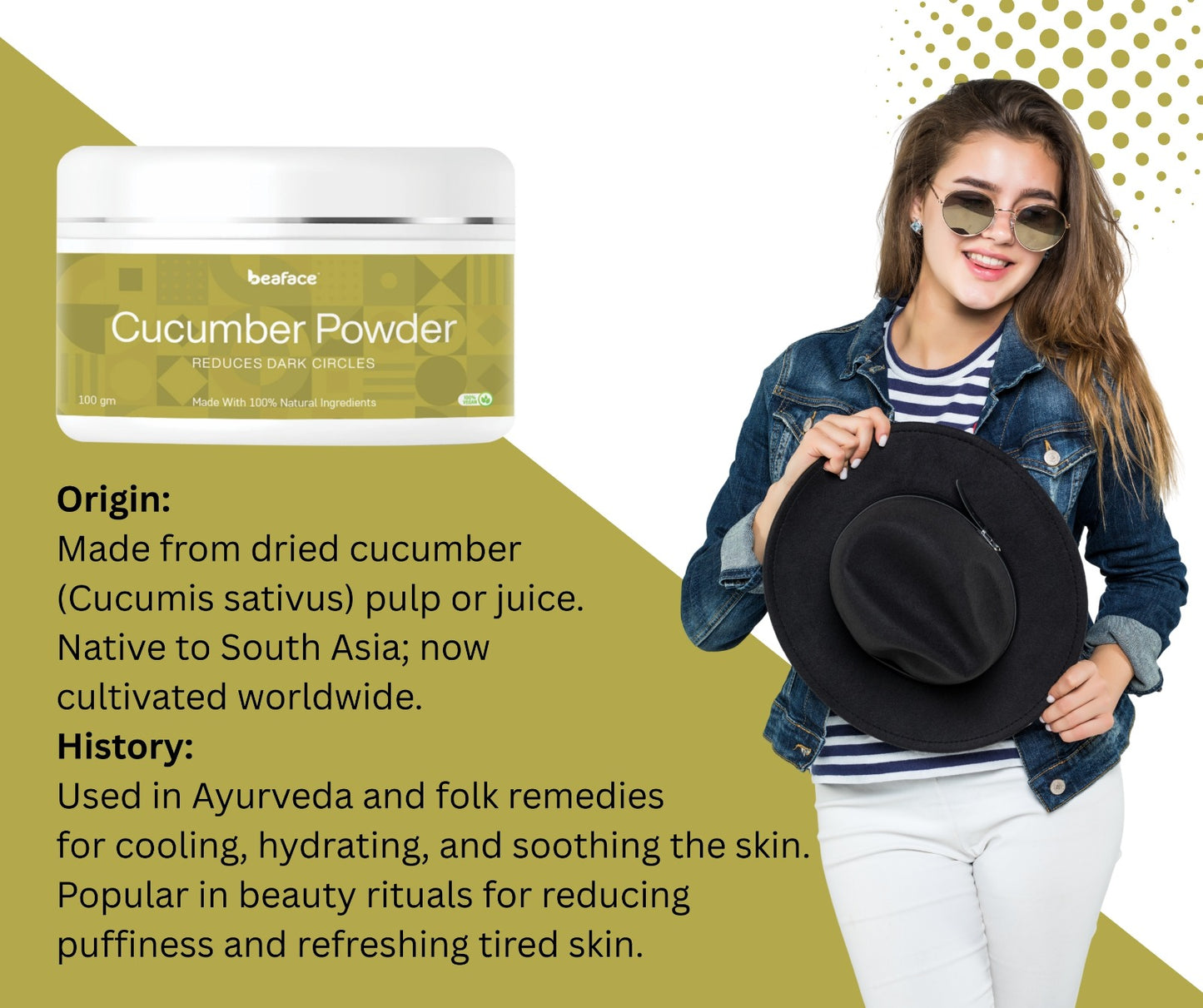 Cucumber-powder-sunburns-soothing-cooling-anti-aging