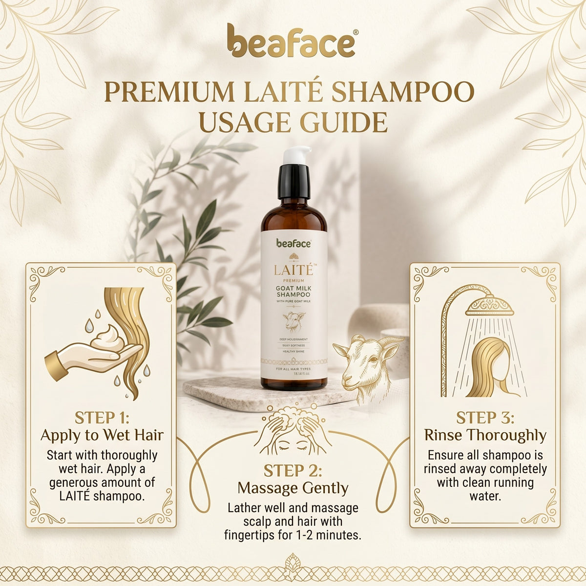 Goat Milk Herbal Shampoo 200ml