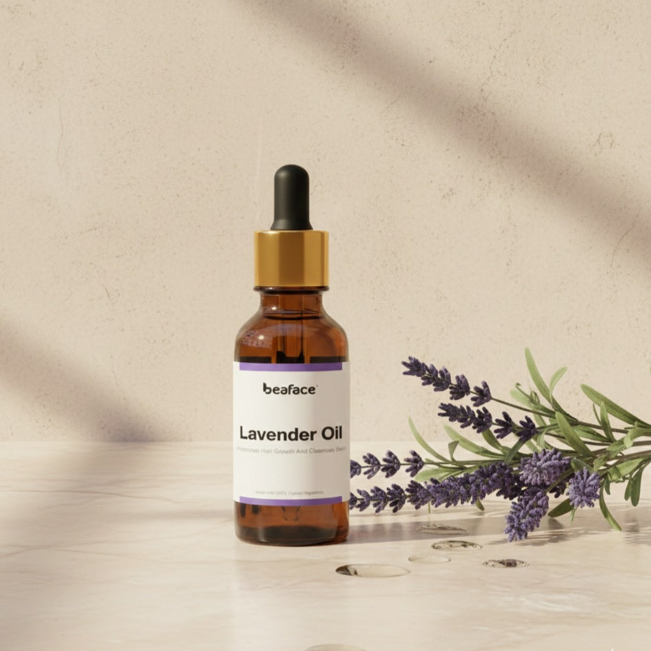 Lavender-oil-reduces-inflammation-redness-acne-blemishes-improving-skin-tone