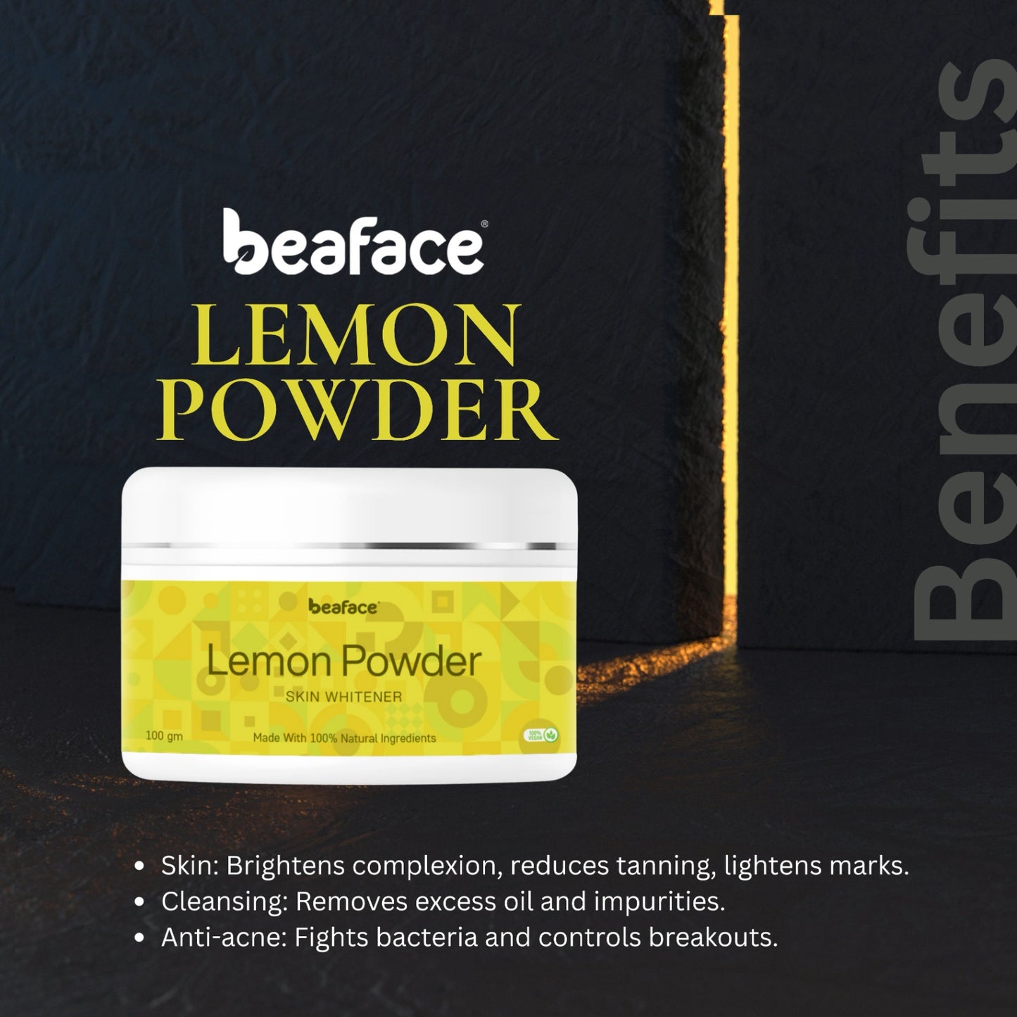 Lemon-powder-rosewater-multani-mitti-glow-brighten-remove-dead-cells-dark-circle-sunburn
