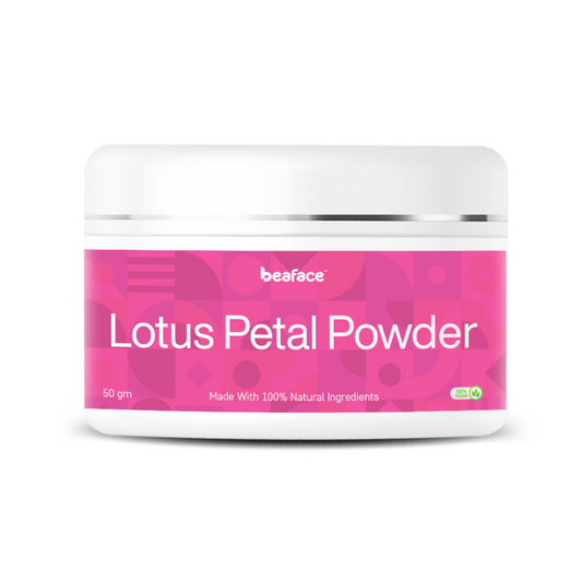 Lotus-powder-hair-growth-irritates-skin-inflamed-skin-blemishes-dark-spots