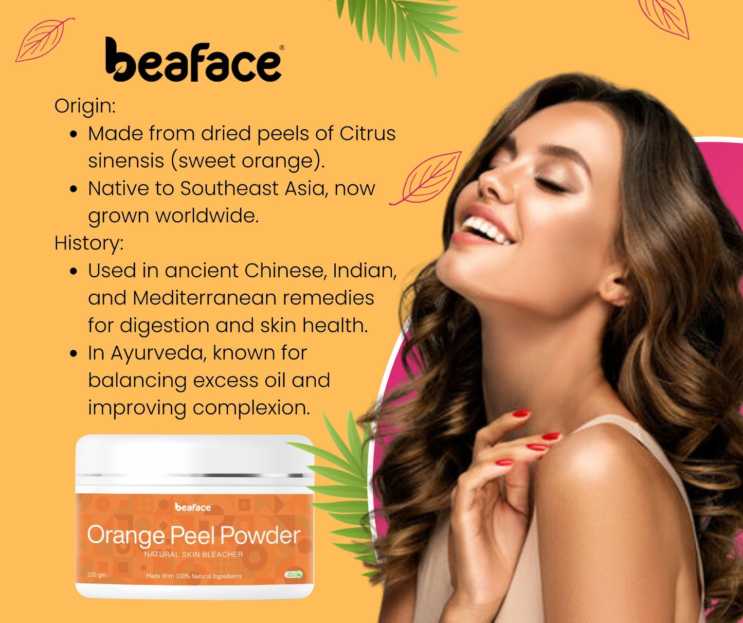 Orange-peel-powder-soft-soothes-brighten-blemishes-lighten-complexion