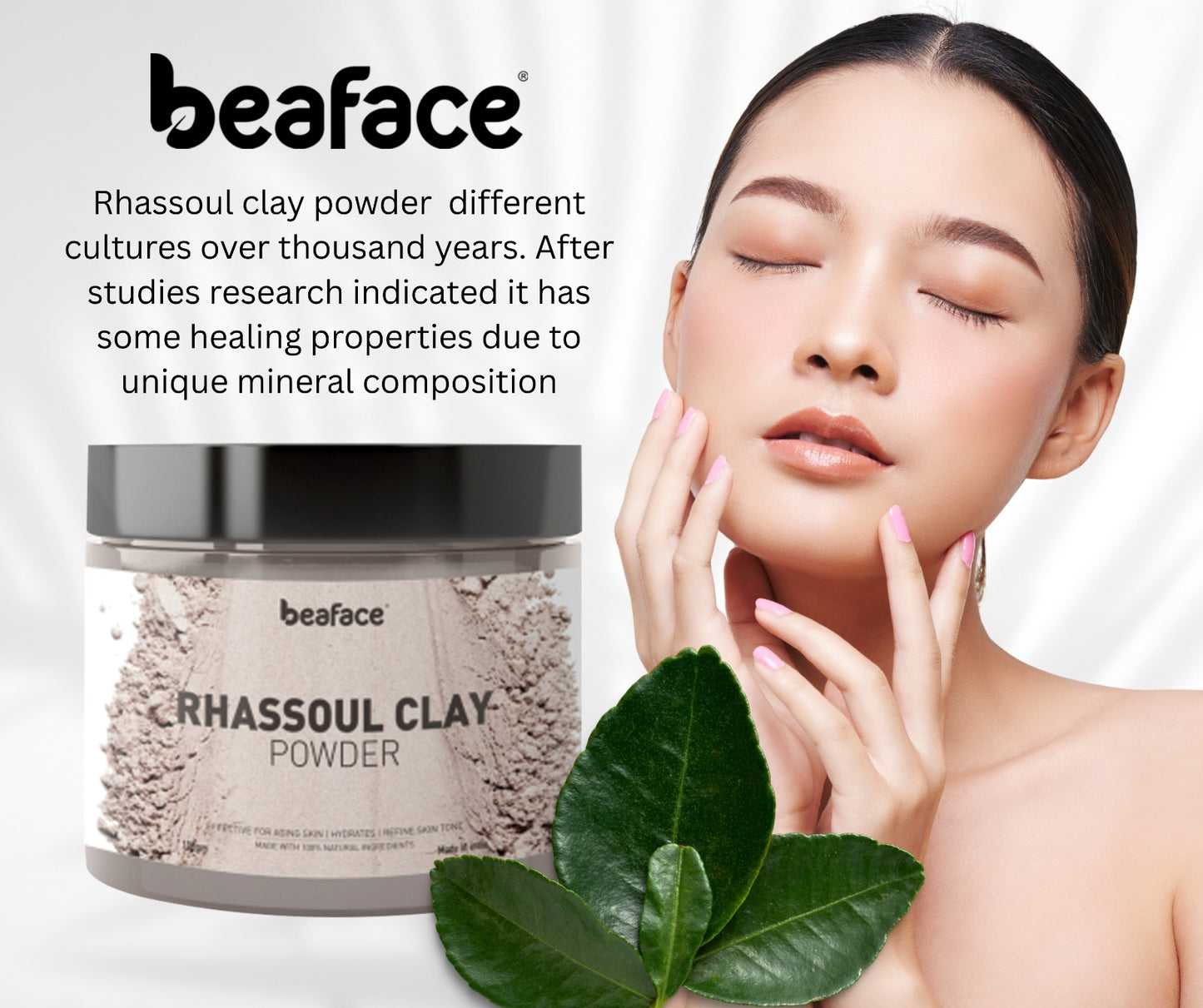 Moroccan Clay Rhassoul clay combo pack 2(100gm)