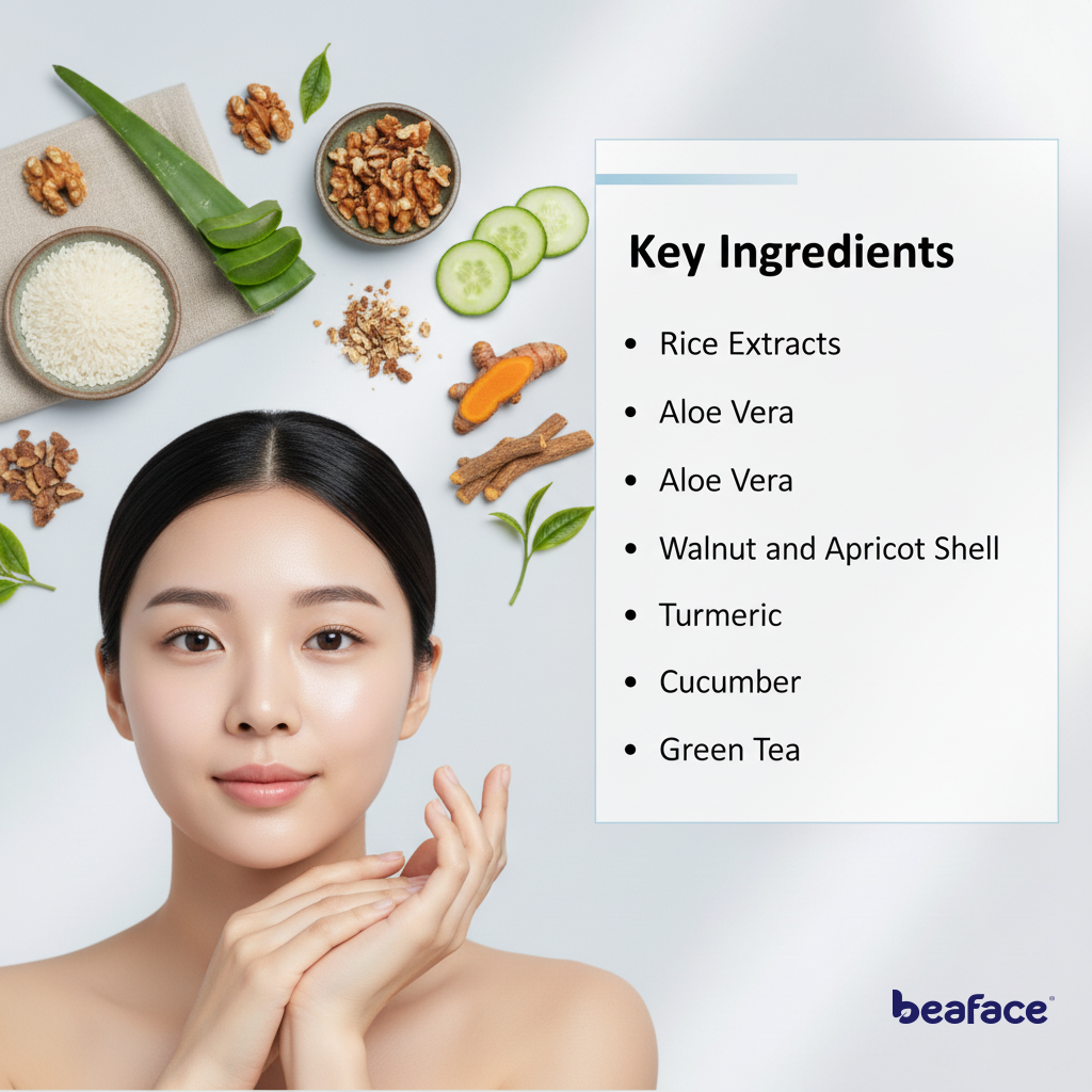 Korean Rice Glass Skin Face Scrub