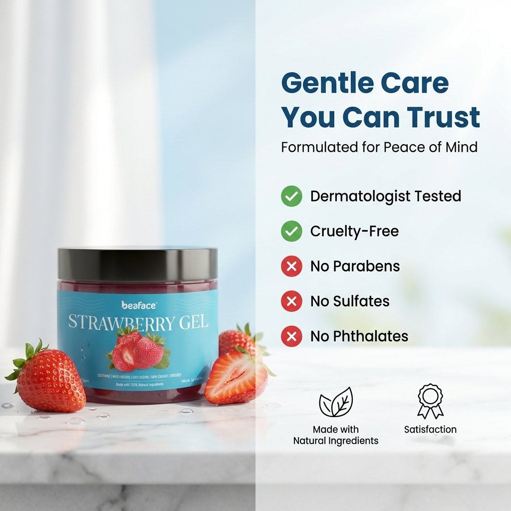 Strawberry-gel-hydration-moisturizing-acne-hyperpigmentation-brightening