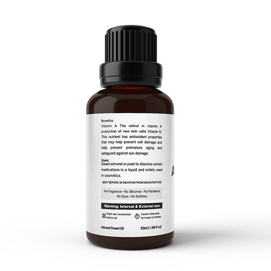 Sweet-Almond-oil-nourishing-scalp-hair-shine-luster-to-hair