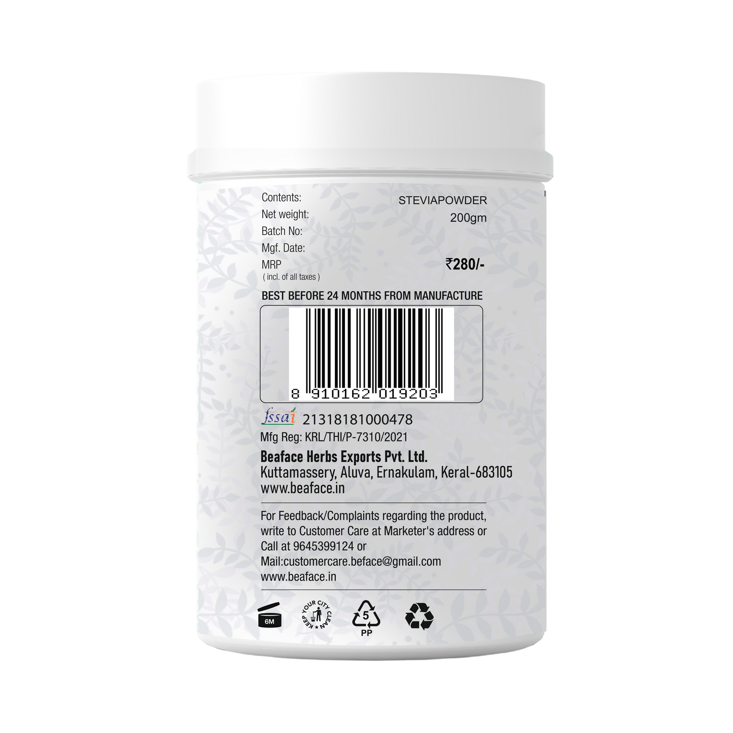 Stevia-powder-calorie-sweetener-control-blood-sugar-cholesterol-calorie-free-sweetener