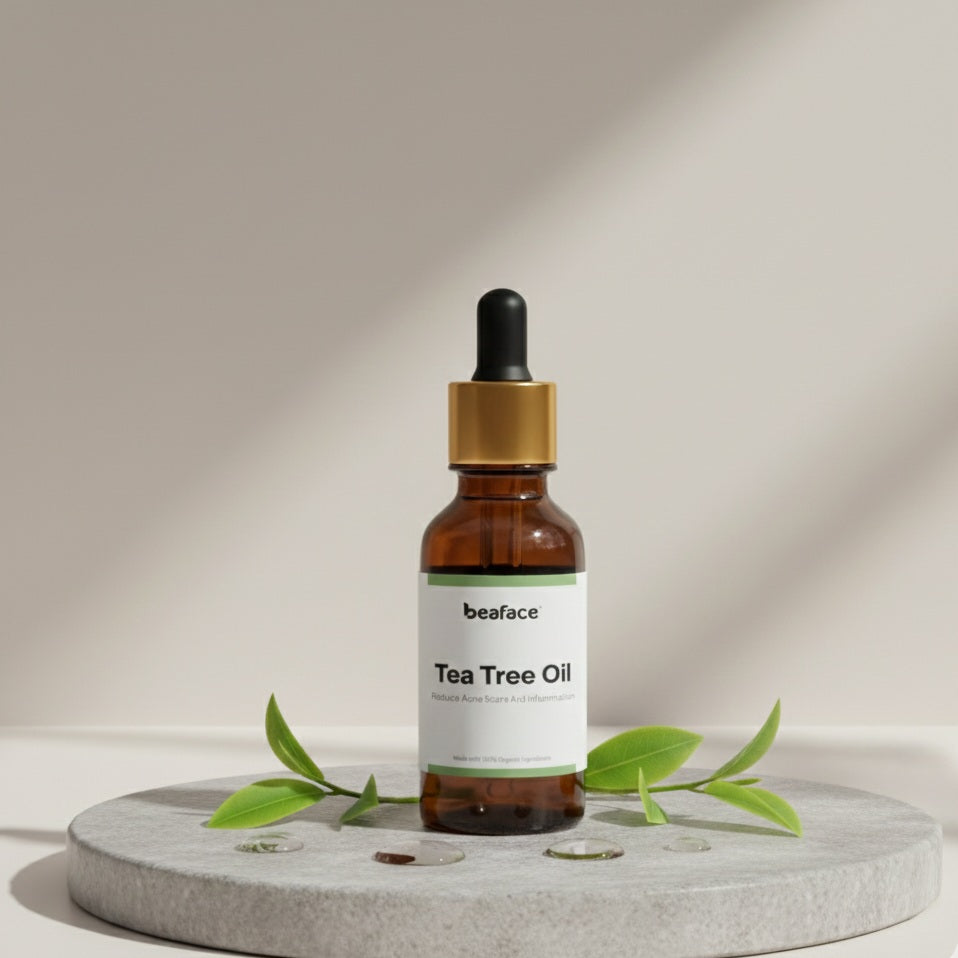 Tree-tea-oil-treats-acne-reduces-inflammation-cleanses-blemishes-acne-wound-healing