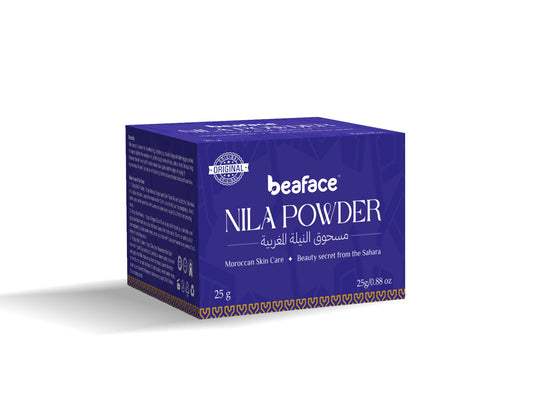 Nila-powder- whitening , brightening , moisturizing and softening properties. It helps to lighten the complexion, soften rough