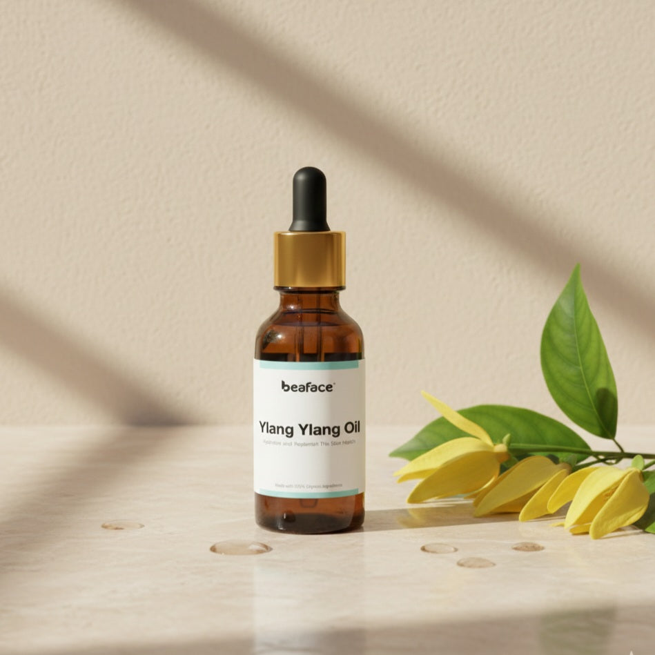 Ylang Ylang-oil-facial-massage-oil-moisturizer-serum-blend-tanning