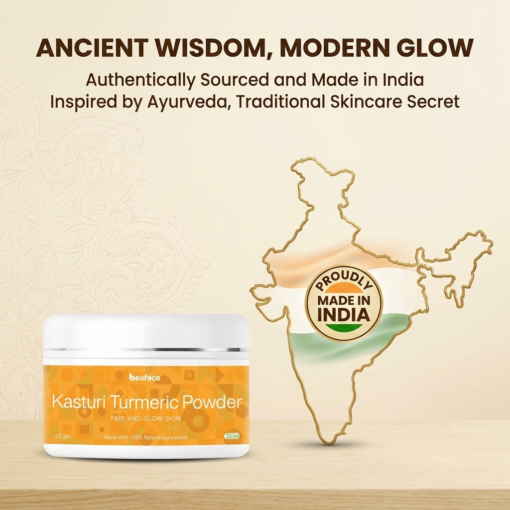 Kasturi-turmeric-powder-hydrates-soothes-dry-skin-bleaching