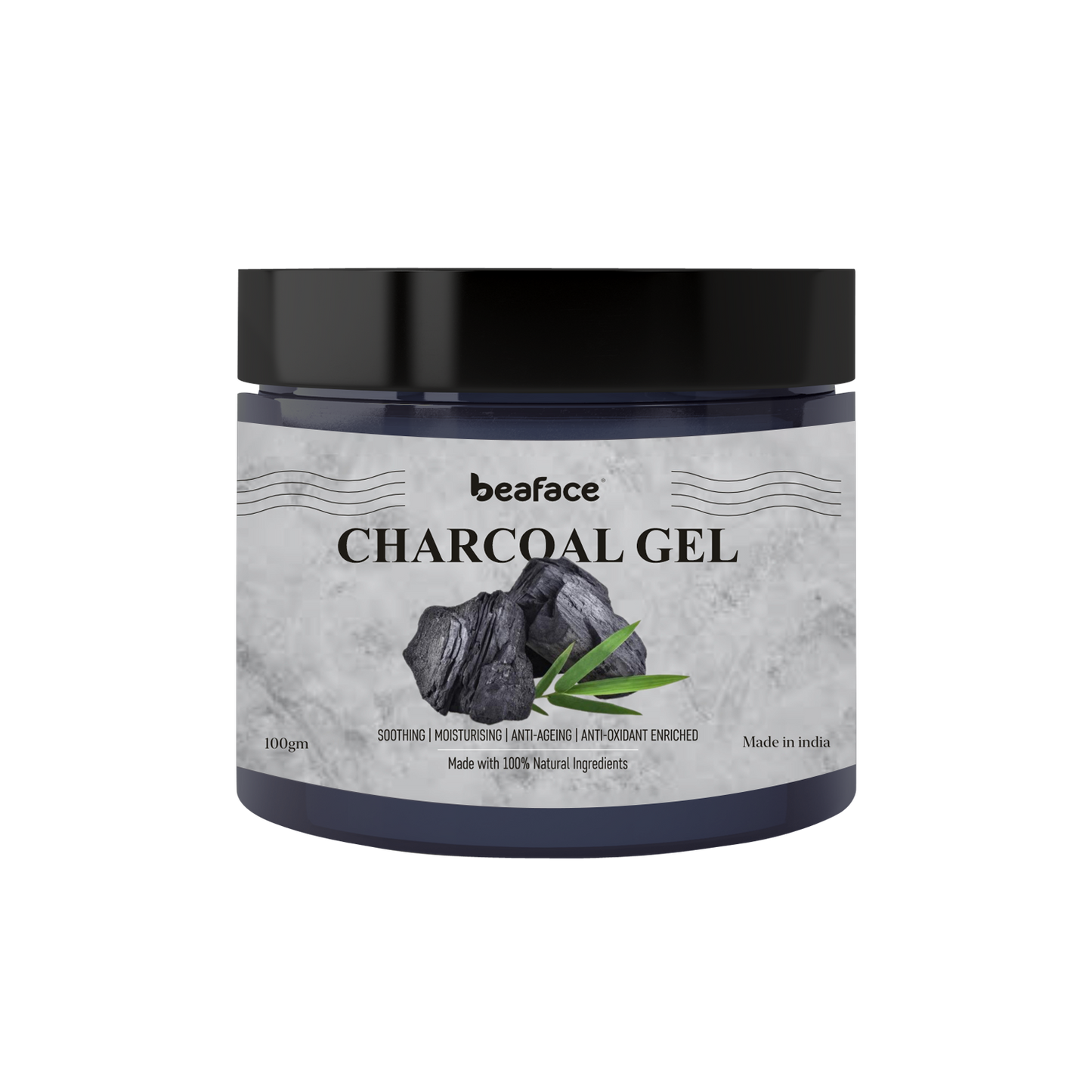 Charcoal-gel-exfoliation-skin-tightening-oily-face-acne-prone-skin-dead-skin-gel