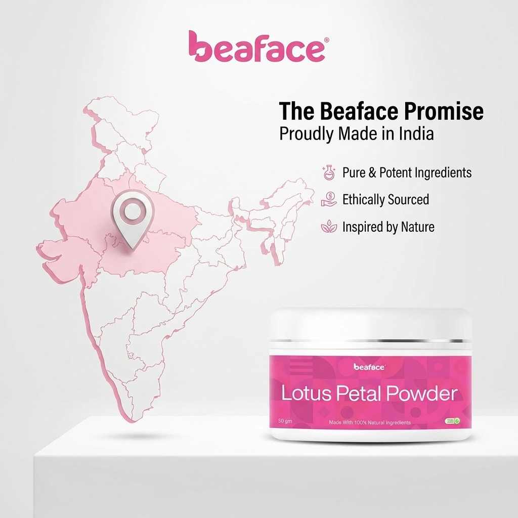 Lotus-powder-hair-growth-irritates-skin-inflamed-skin-blemishes-dark-spots