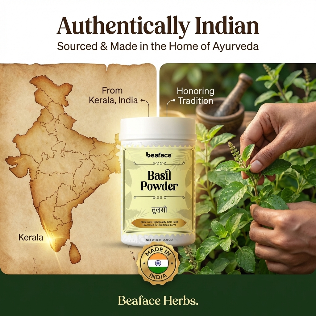 Basil-tulsi-powder-respiratory-cardiovascular-bloating-gas-lowering-chronis-diseases