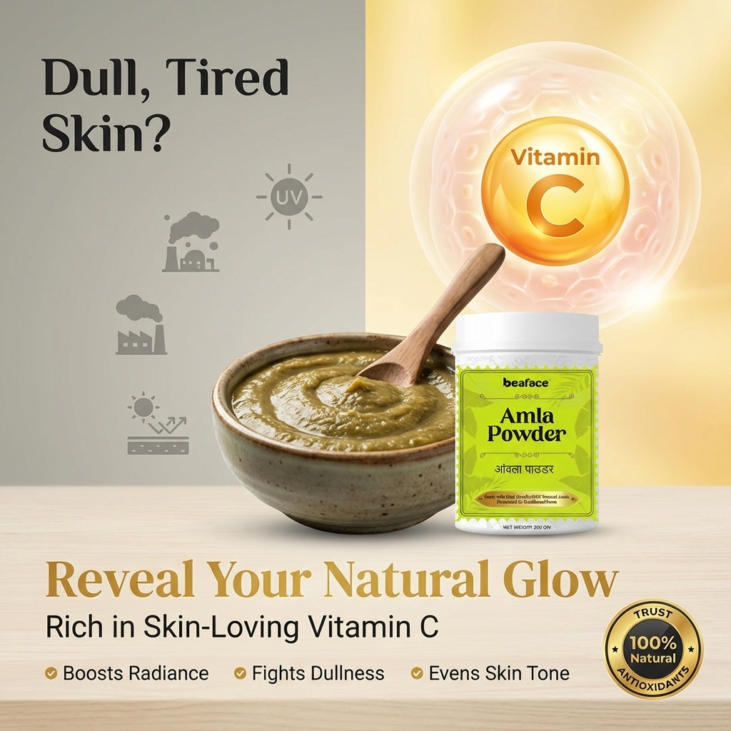 Amla-powder-hair-shinny-reduce hair fall-scalp