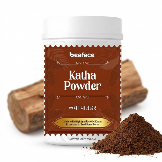 Katha-powder-enhance-hair-volume-shine-soft-smooth-bouncy-dark-brown-colour