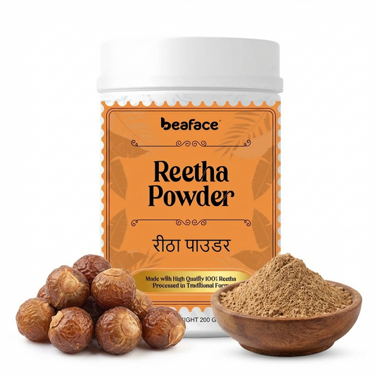 Reetha-powder-damp-hair-scalp-hair-strengthen