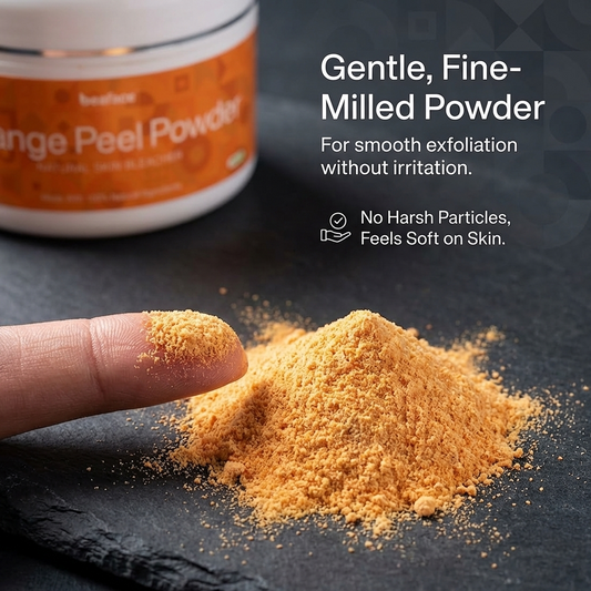 Orange-peel-powder-soft-soothes-brighten-blemishes-lighten-complexion