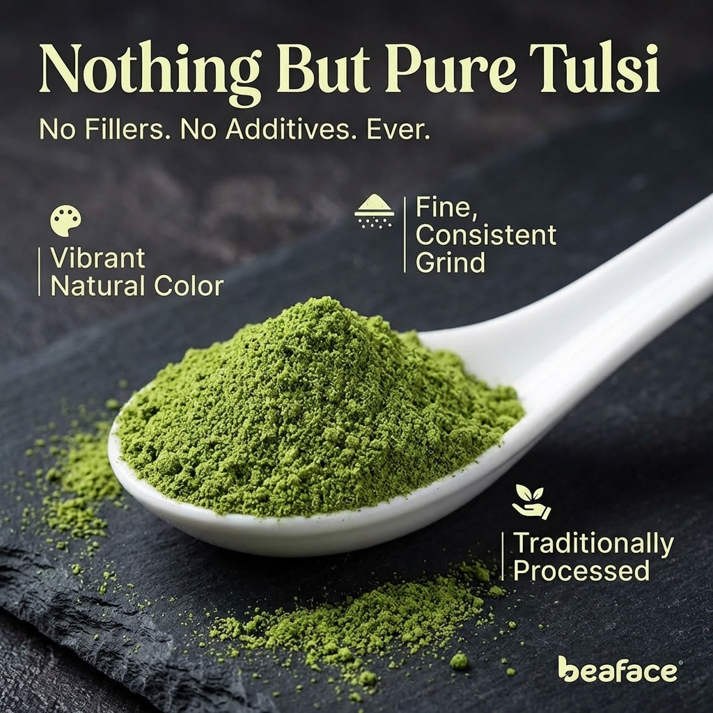 Basil-tulsi-powder-respiratory-cardiovascular-bloating-gas-lowering-chronis-diseases