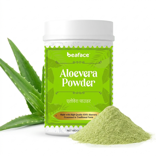 Aloe-vera-powder-scalp-strengthen-hair-growth