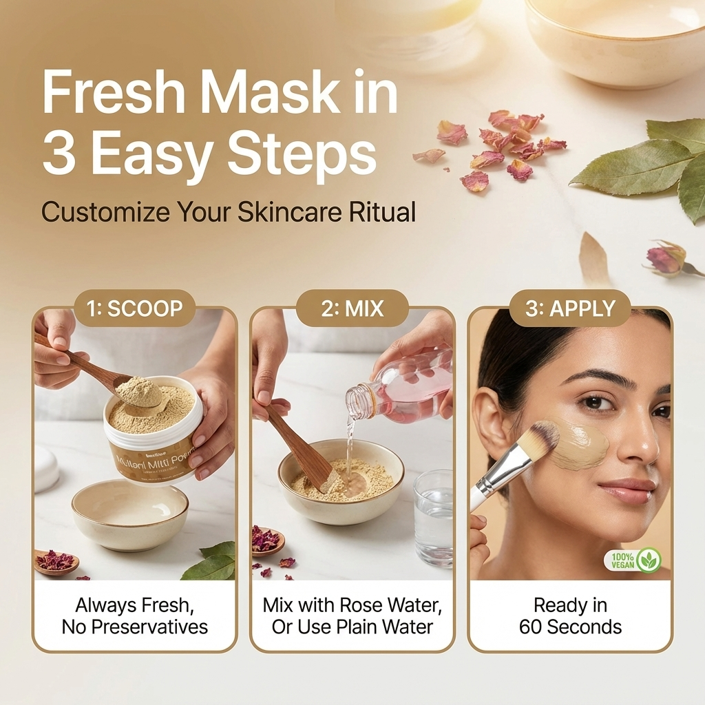 Multani Miti powder-acne-blemishes