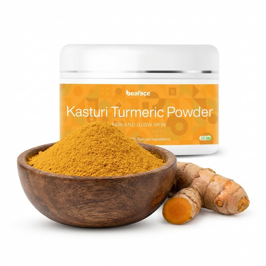 Kasturi-turmeric-powder-hydrates-soothes-dry-skin-bleaching