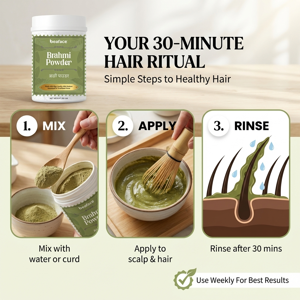 Brahmi-powder-hair-growth-scalp-strengthen