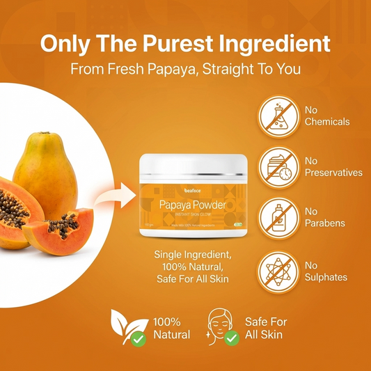 Papaya-powder-improves-skin-texture-soothe-skin-acne-dark-spots-dead-skin-cell