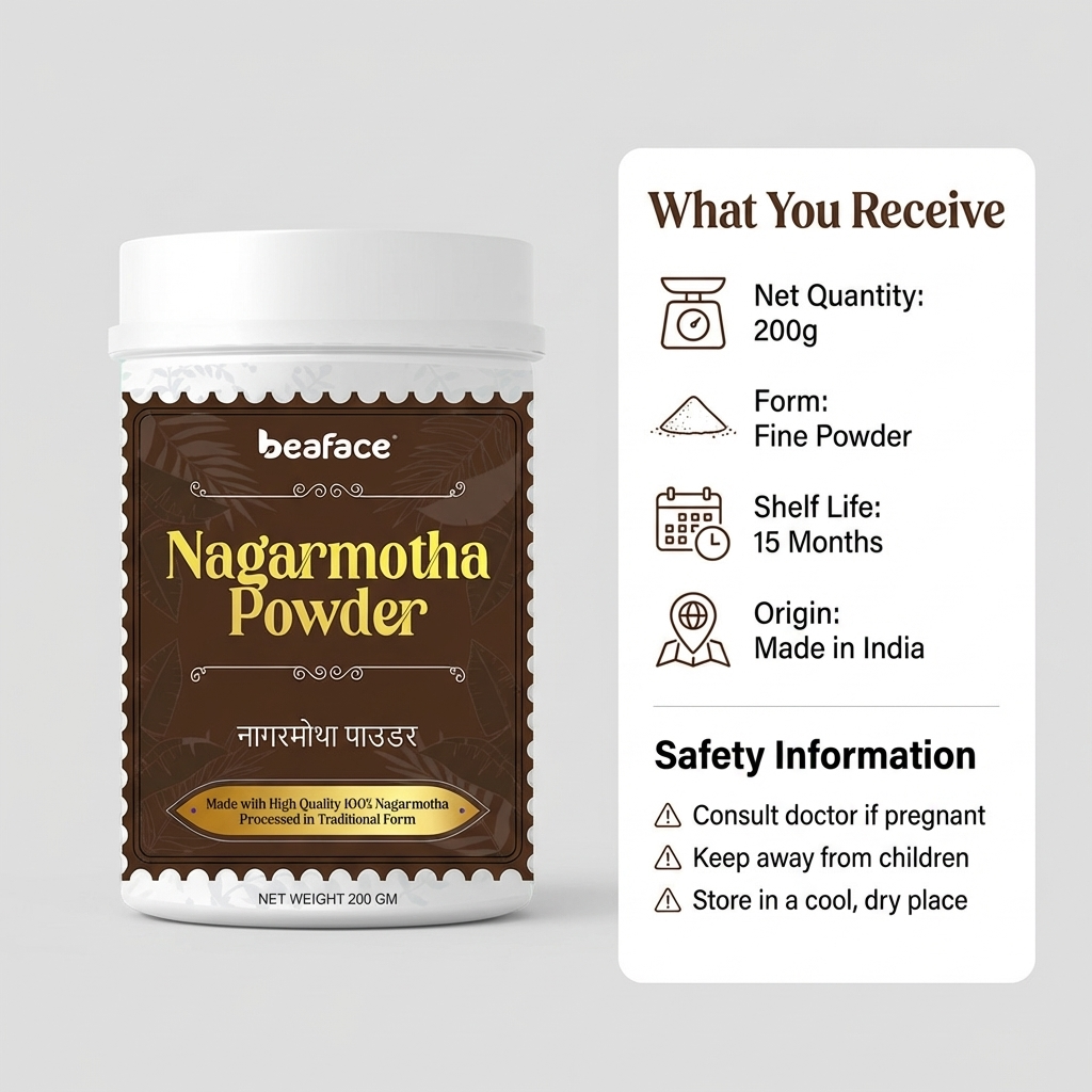 Nagarmotha-powder-skin-hair-health-pain-relief-soothe-skin-inflammtion-promotes-hair-growth