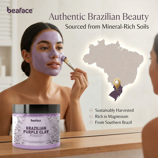 Brazilian-purple-clay-powder -skin soft-rejuvenate