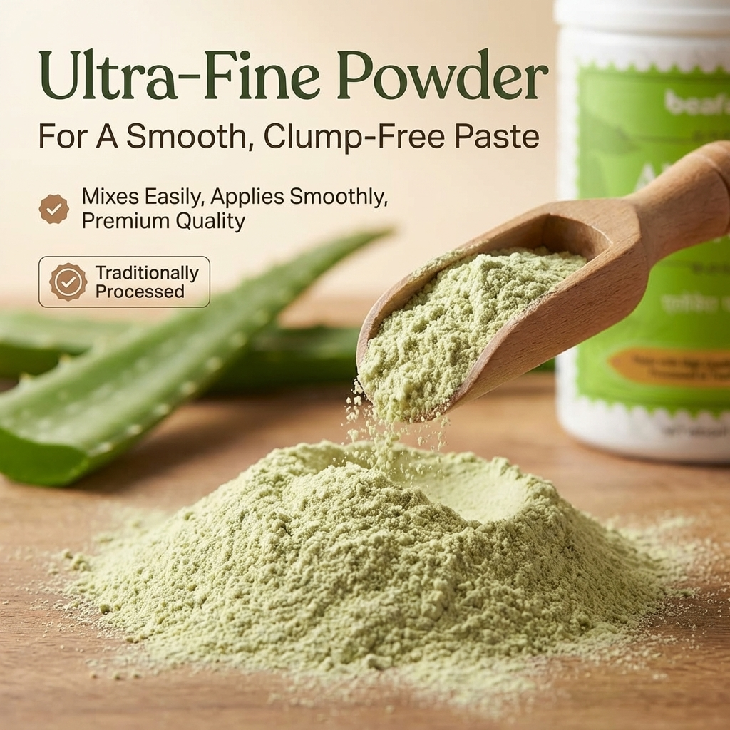 Aloe-vera-powder-scalp-strengthen-hair-growth