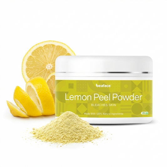 Lemon-peel-powder-youthful-appearance-exfoliating scrub
