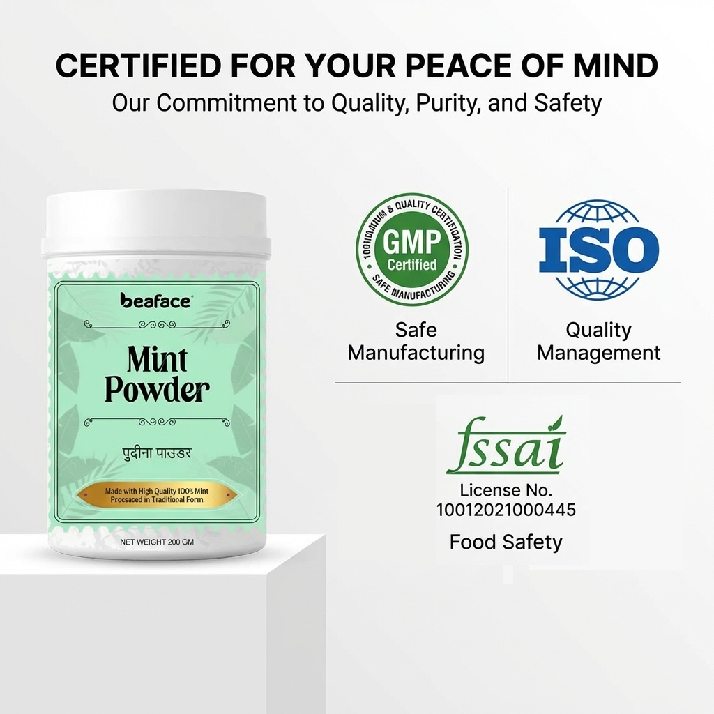 Mint-leaves-powder-digestion-oral-health-mint-tea-weight-management-refreshing-breath