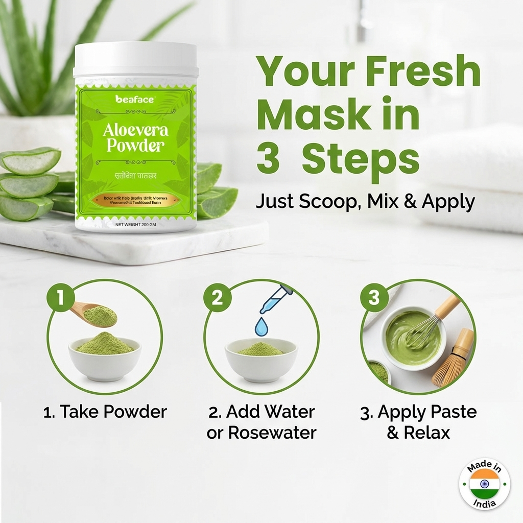 Aloe-vera-powder-scalp-strengthen-hair-growth