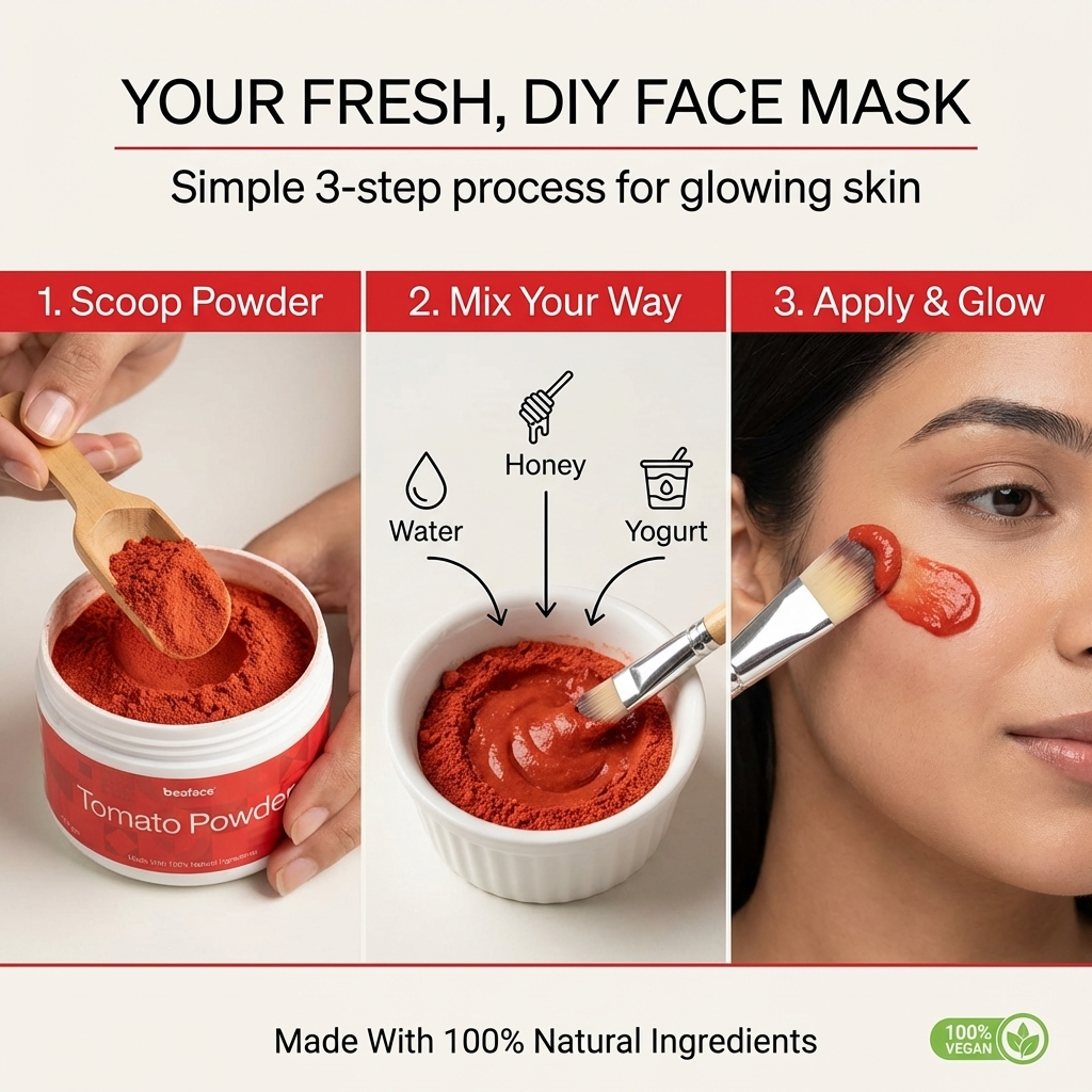 Tomato-powder-hyperpigmentation-skin-texture-even-toned
