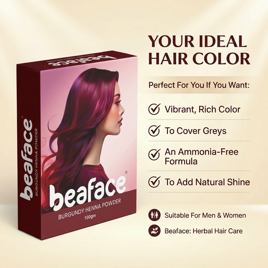 Burgundy Henna Hair Colour Dye 100g
