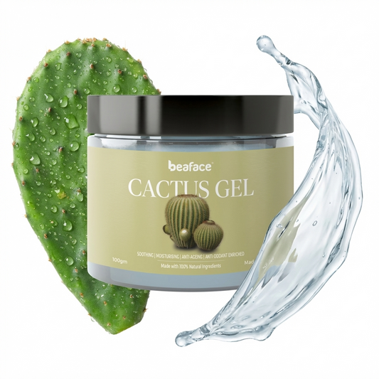 Cactus gel-reduce-dryness-anti-aging-skin-retain-moisture-reduce-inflammation