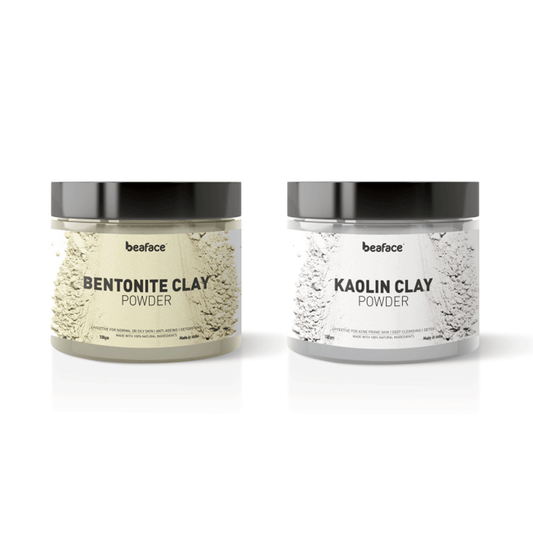 Bentonite clay Kaolin Clay Powder Combo Pack