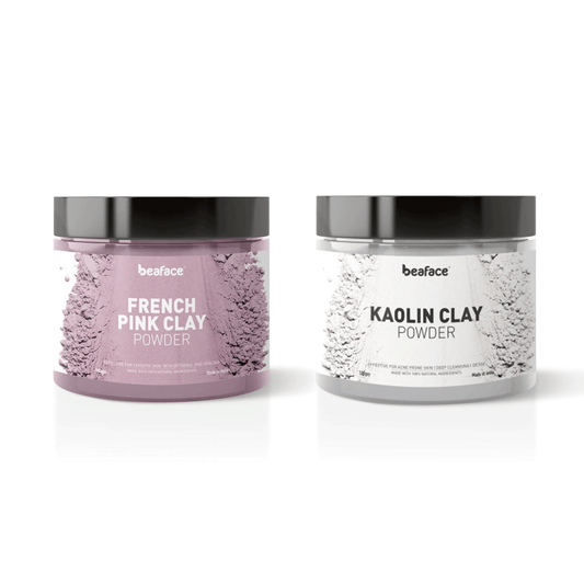 French Pink Clay Kaolin Clay Powder  Combo (100gm)