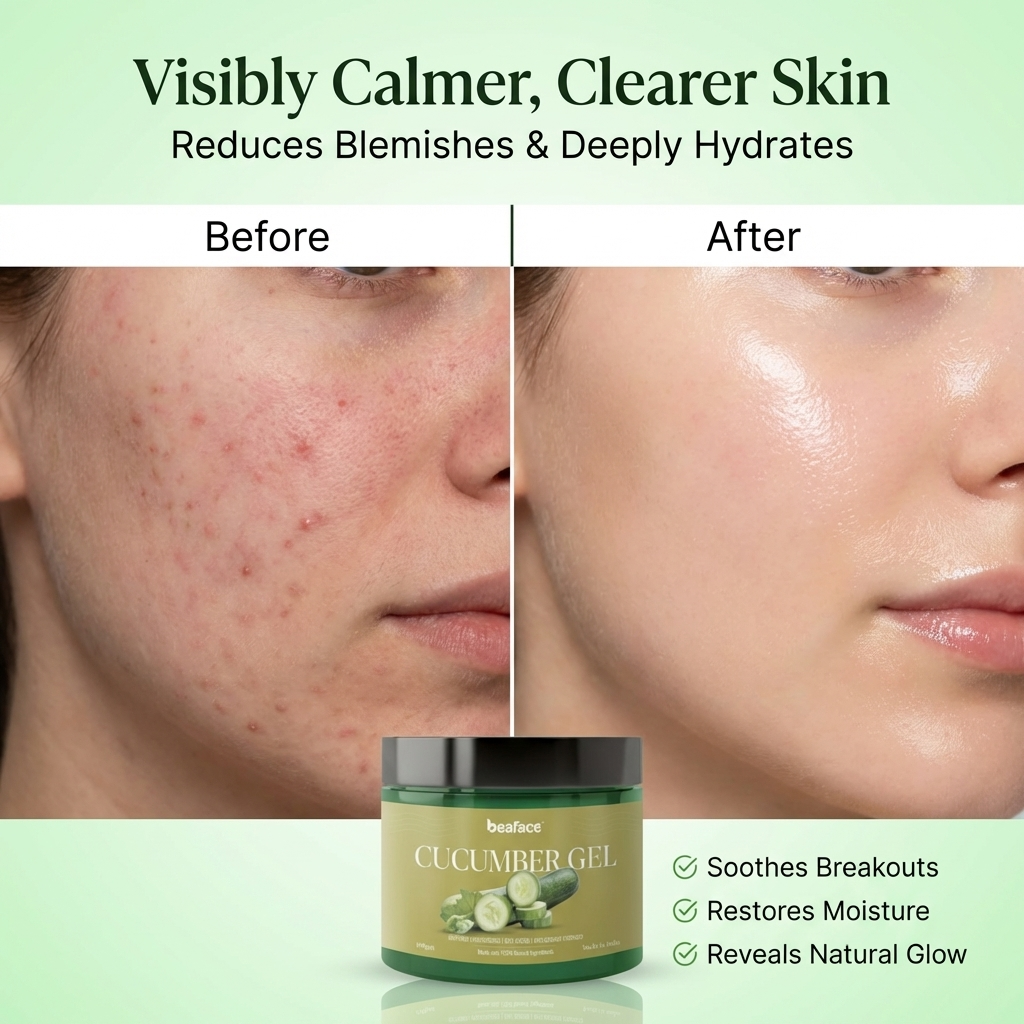Cucumber-gel-skin-lightening-acne-blemish-cooling