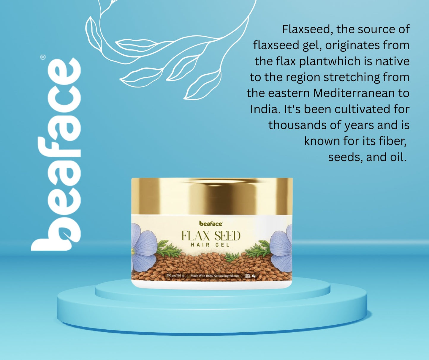 Flaxseed Hair Gel 200g
