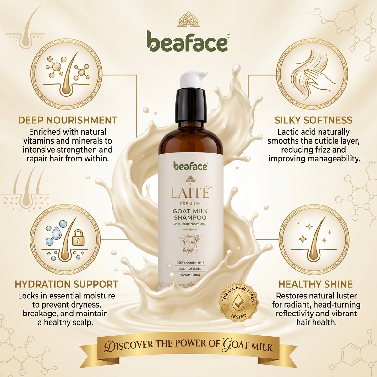 Goat Milk Herbal Shampoo 200ml
