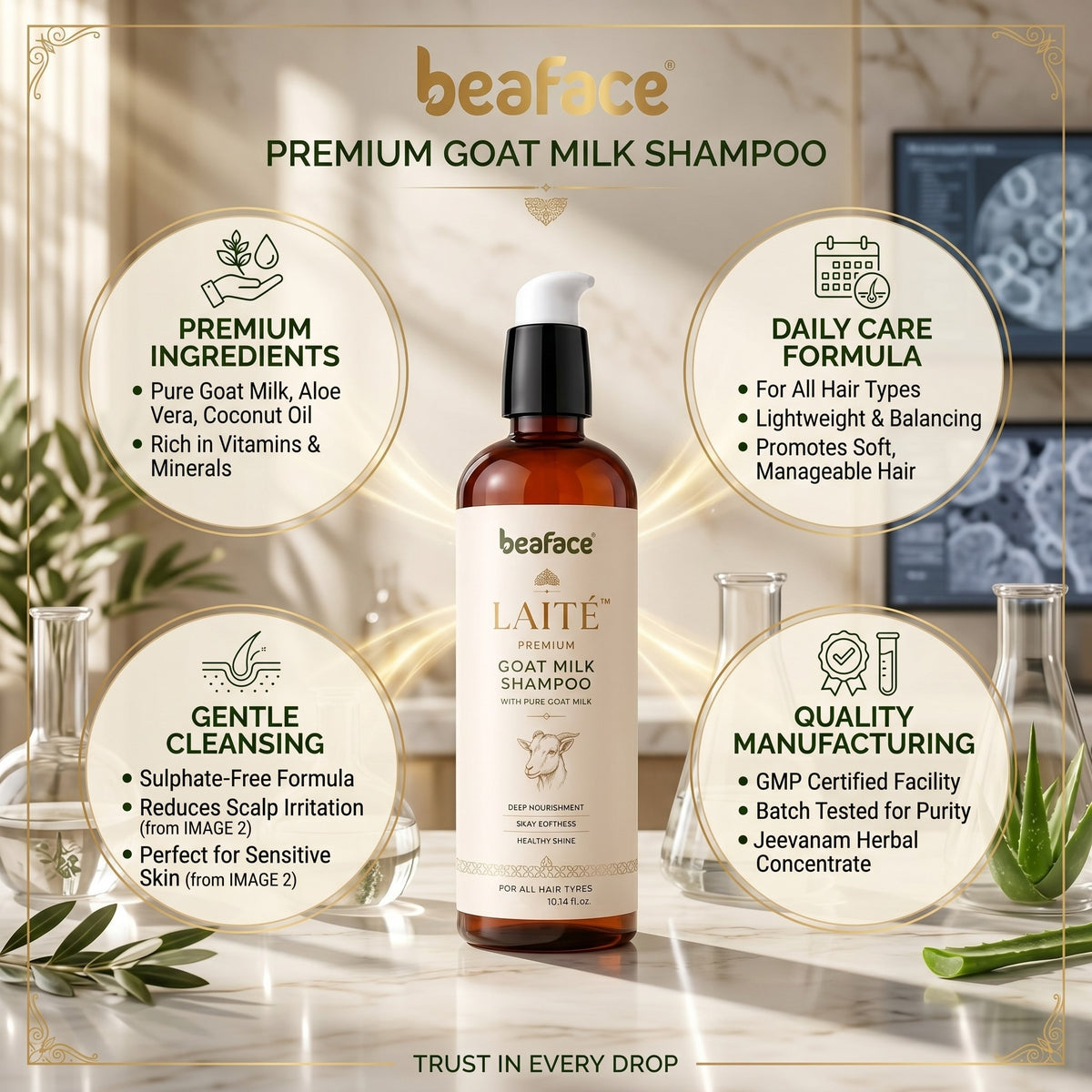 Goat Milk Herbal Shampoo 200ml