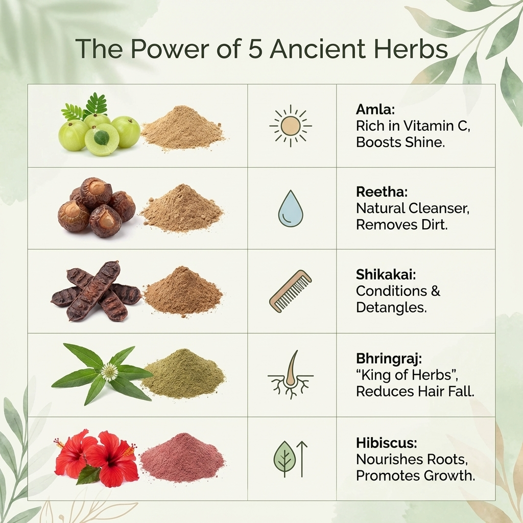 Hair pack herbal