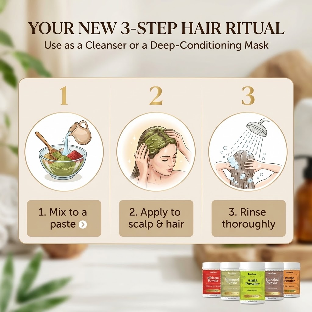 Hair pack herbal
