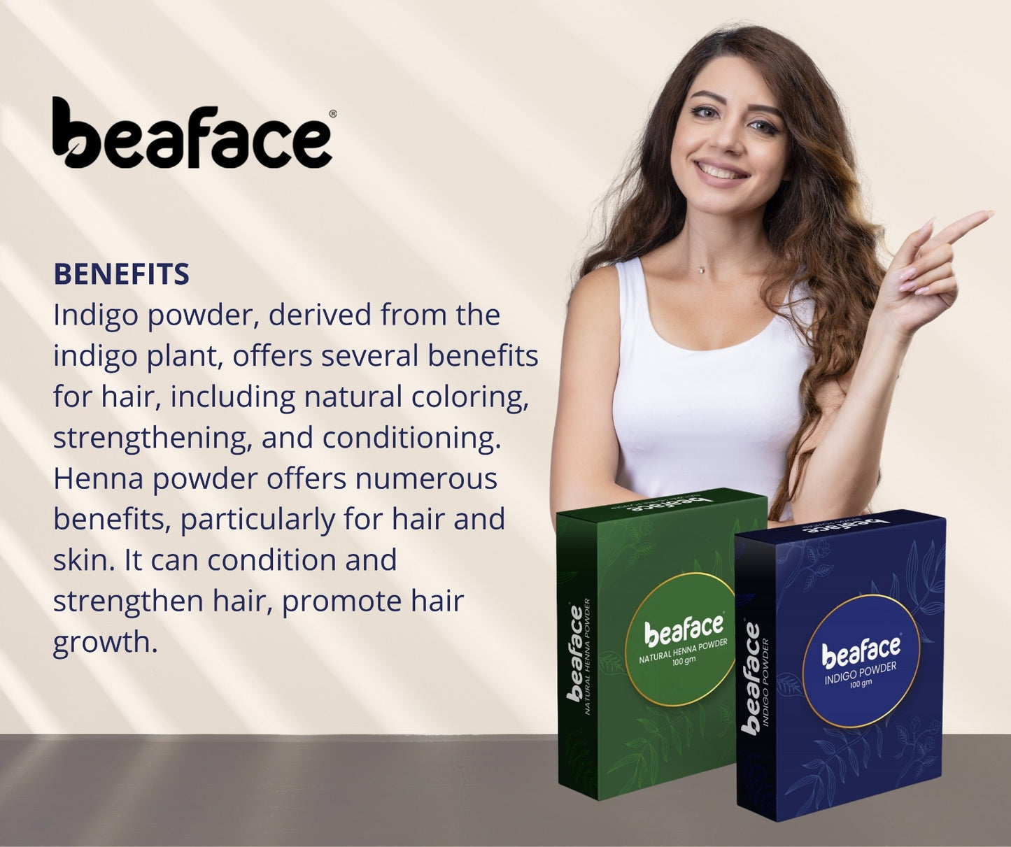 Indigo-Henna-combo-pack-organic-hair-dye-no-chemicals-healthy-hair-200+200gm-pack